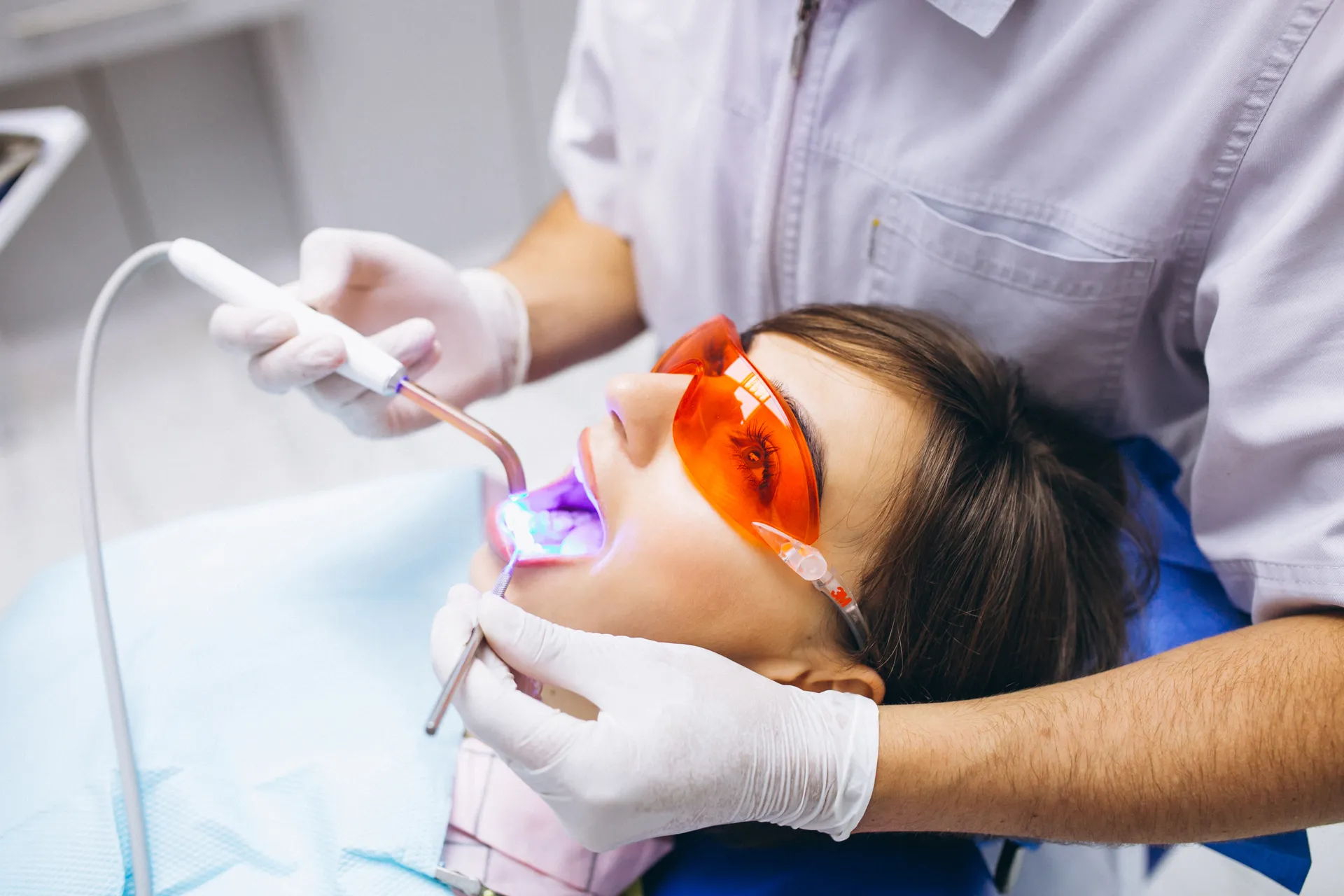 Dental laser treatment
