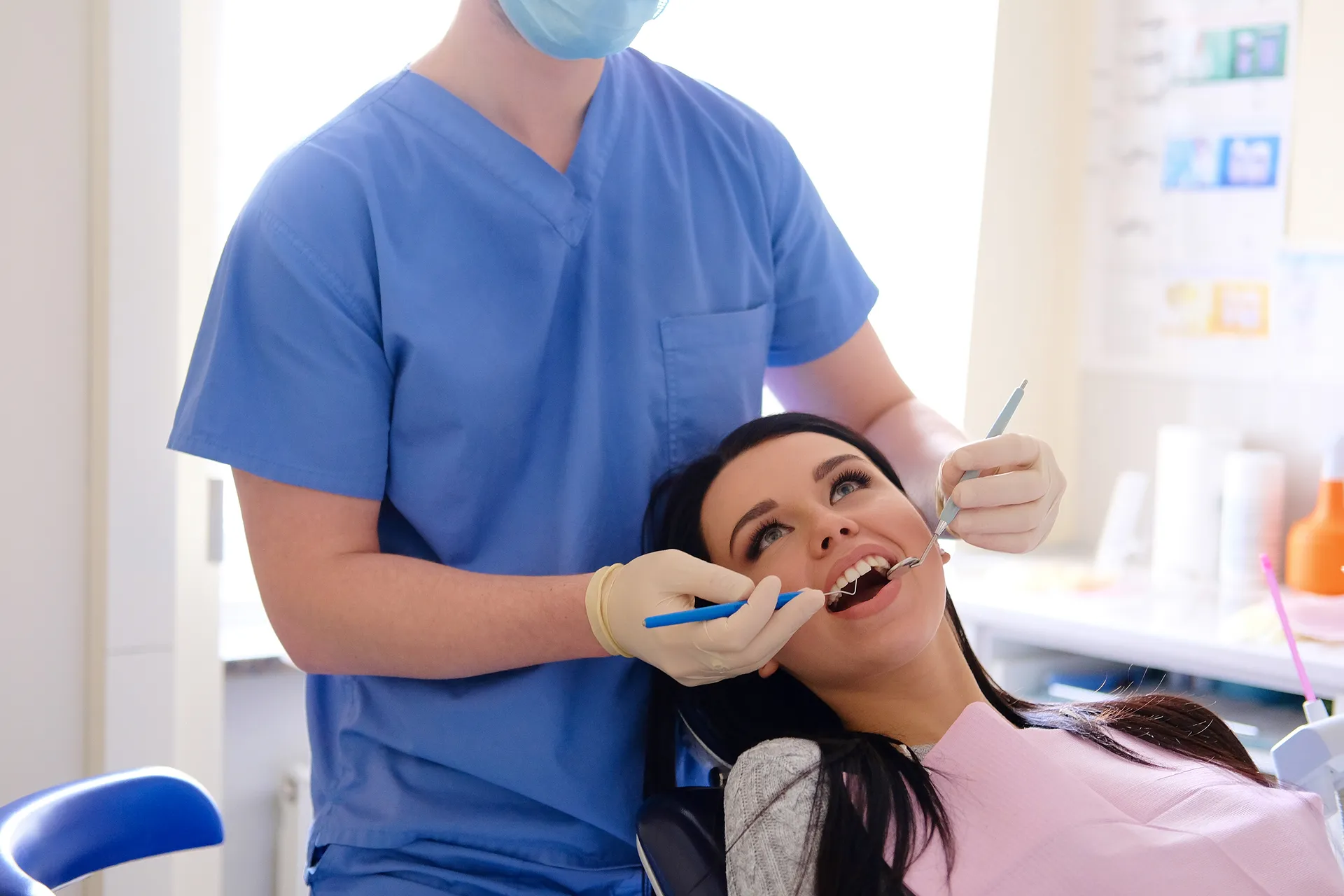 Modern dental clinic treatment room