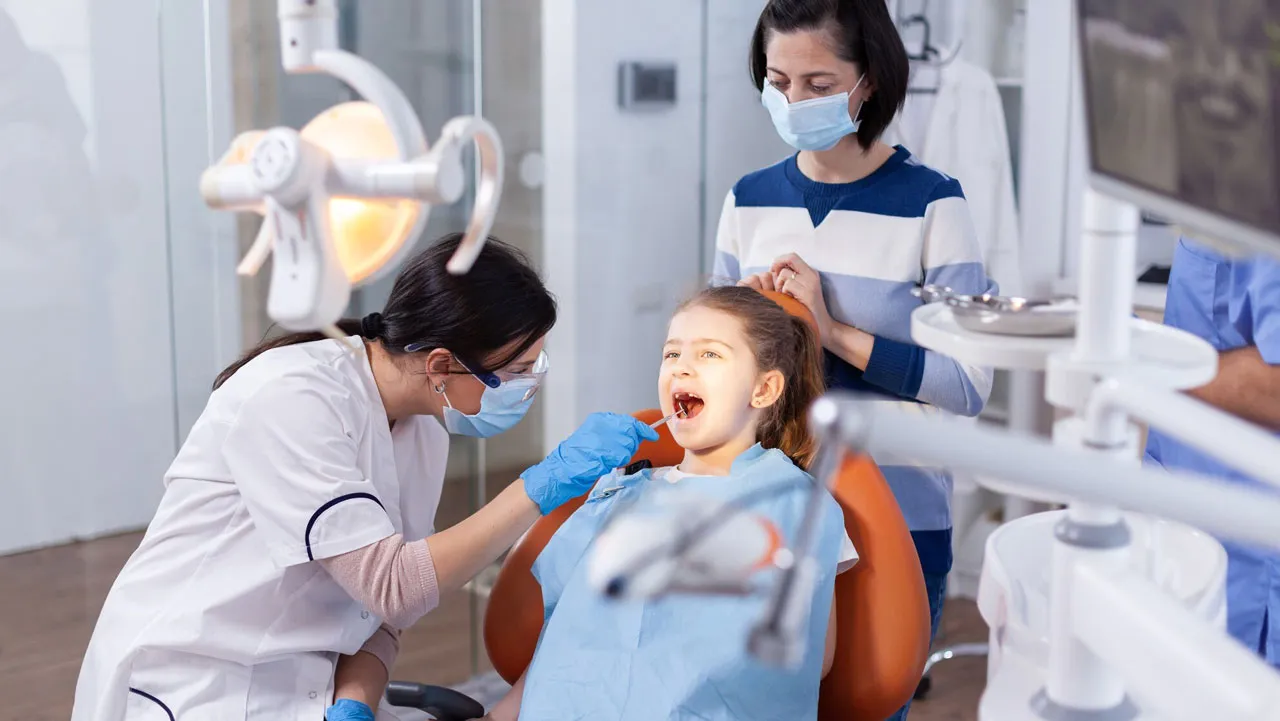 Child-friendly dental treatment room