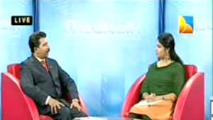 Answering queries from patients and providing them with accurate information on television